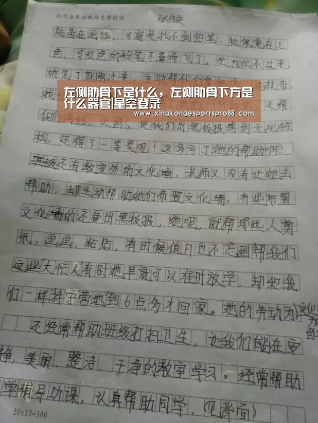 左侧肋骨下是什么,左侧肋骨下方是什么器官|星空登录(图2) 星空官网