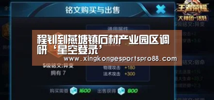 程钊到燕塘镇石材产业园区调研‘星空登录’(图2) 星空登录